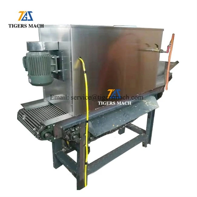 Stainless steel garlic clove skin shelling machine, chain type garlic cloves skin sheller in shellers (2)